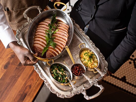 Francie signature dishes Crown Roast of Duck (to share)Lobster RavioliPappardelle with Duck Bolognese